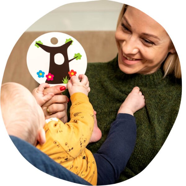 HANNIline-Kontrast-Karten-ab-6-Monat-1 Montessori Baby Sehen Fördern