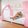 Hausbett Deko Montessori Bett Cotton Ball 2