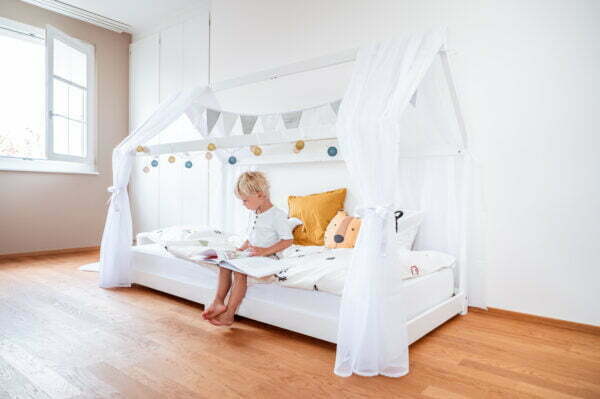 Hausbett Deko Set Montessori Bett (3) Hausbett Deko Set Montessori Bett