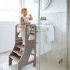 Lernturm Badezimmer Montessori