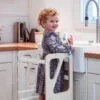 Lernturm Küchenhelfer weiss Montessori (5)