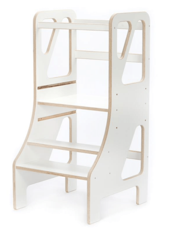 Lernturm Küchenhelfer weiss Montessori Lernturm Küchenhelfer weiss Montessori