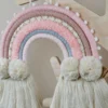 Makramee Kinderzimmerdeko Regenbogen Boho